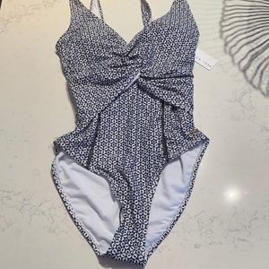 Brand New Nicole Miller S one piece bathing Suit